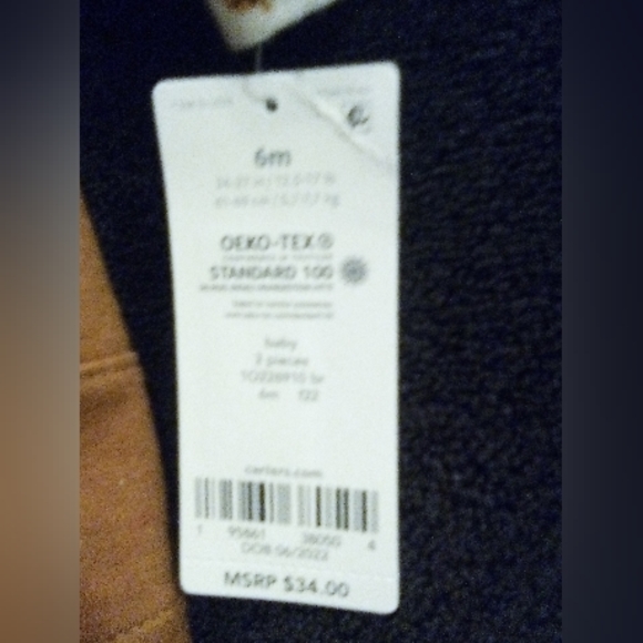 NEW!! (w/tags) CARTER'S 6 mo. old fall outfit w/headband - Picture 7 of 7